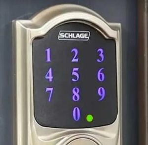 schlage lock blinks green but wont open