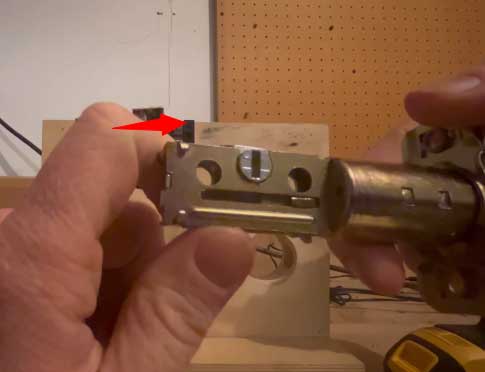 key of a deadbolt