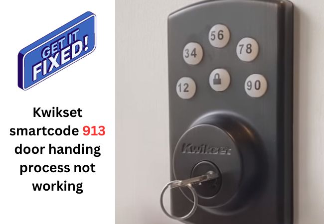 kwikset smartcode 913 door handing process not working